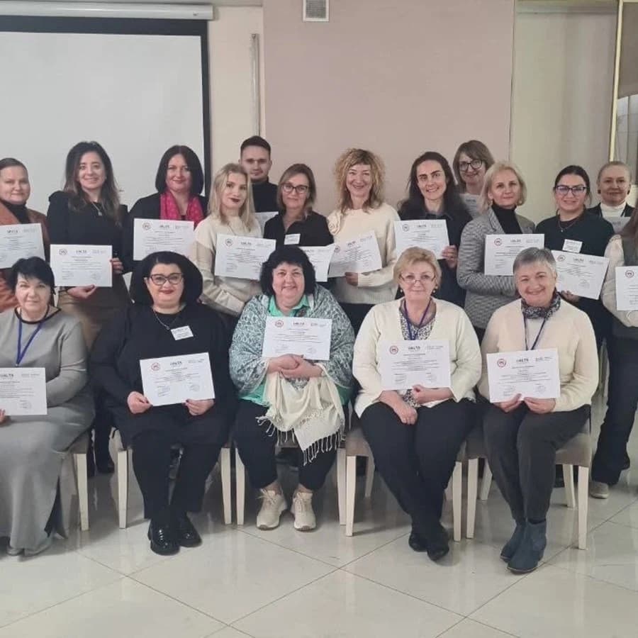 Група викладачок на курсі TESOL-Ukraine та UALTA з оцінювання